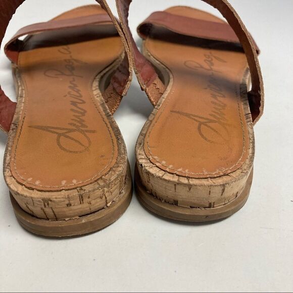 AMERICAN RAG, Slip on Brown Sandal, Size 6.5, Women’s, two straps, 1” heel - Picture 3 of 8